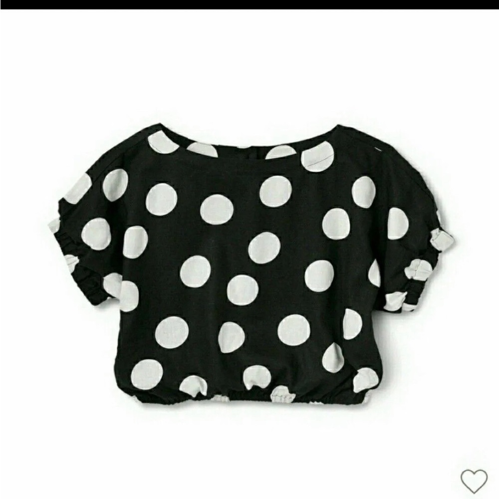 Tabitha Brown Polka Dot Button-Back Top 1X. Never worn with tags still attached.